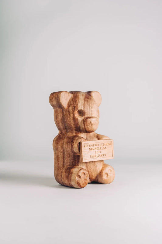 6-inch Vandal Gummy wood sculpture by WhIsBe