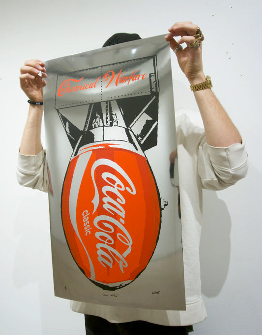 "Chemical Warfare" Silkscreen - Chrome