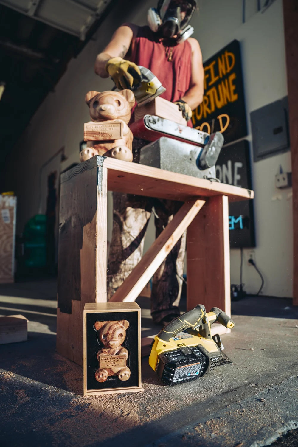 12” “Vandal Gummy” Wood Sculpture