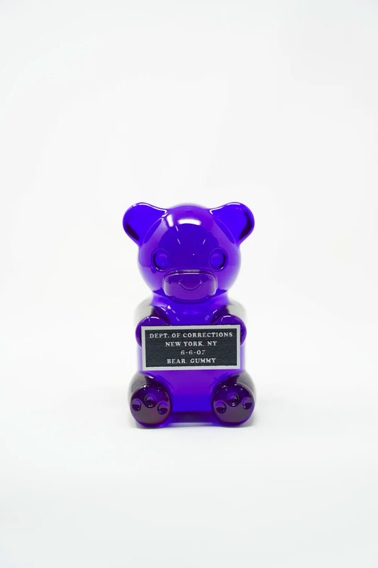 6" "VANDAL GUMMY" Blurple Sculpture