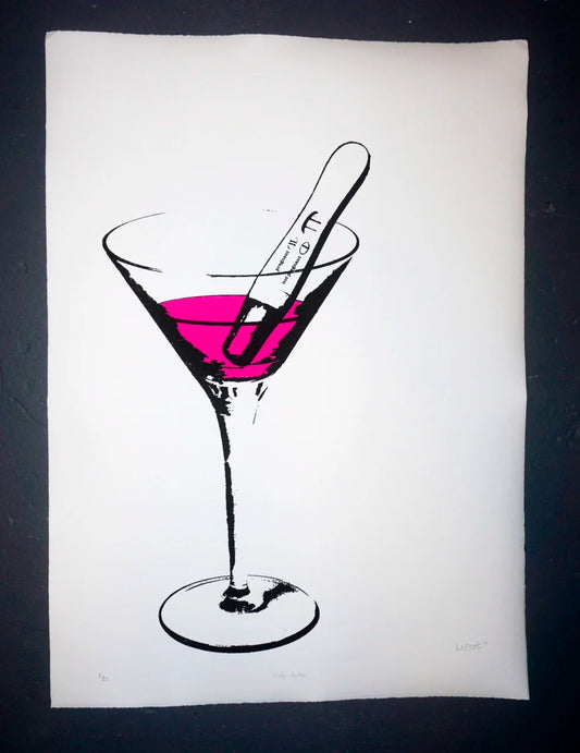 "Dirty Martini" Pink