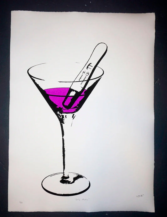 "Dirty Martini" Purple