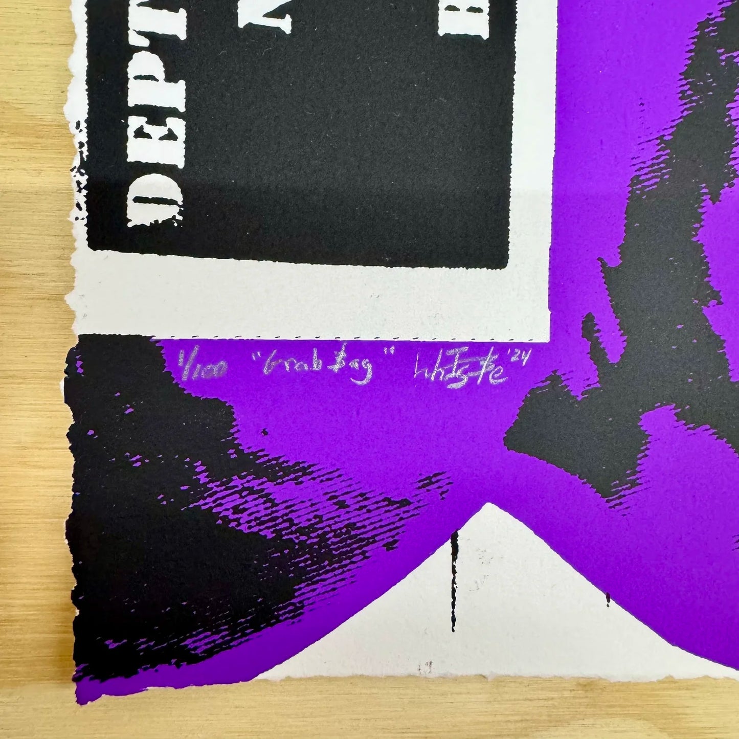 "Grab Bag" SILKSCREEN 35"X35" with a matching signed and numbered bag of Vandal Gummy Bears