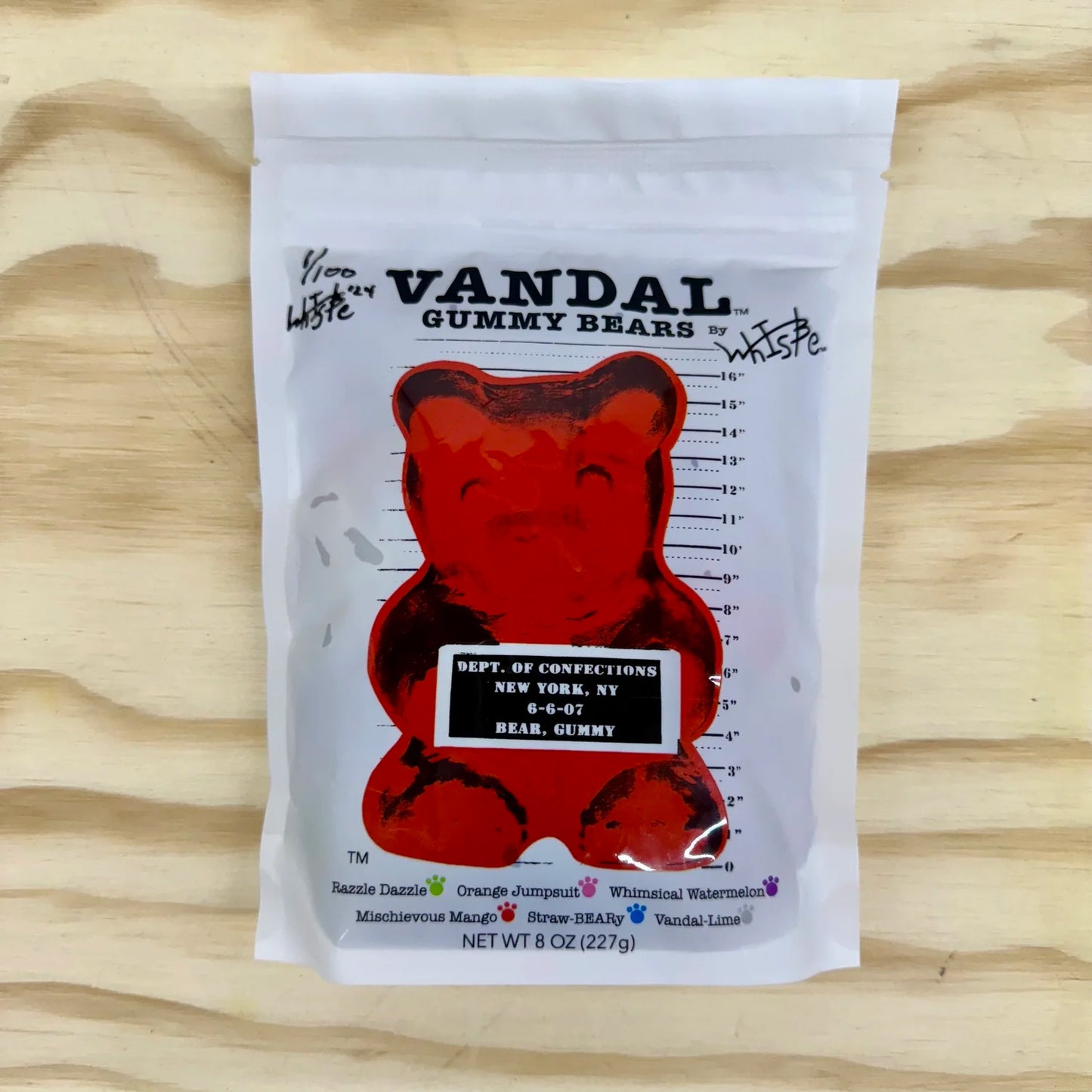 "Grab Bag" SILKSCREEN 35"X35" with a matching signed and numbered bag of Vandal Gummy Bears