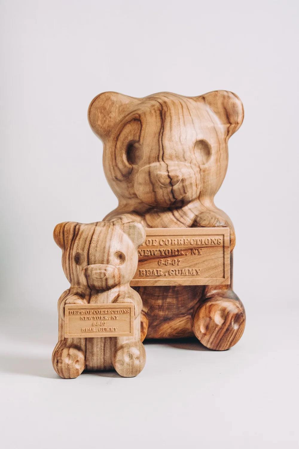 12-inch Vandal Gummy wood sculpture by WhIsBe