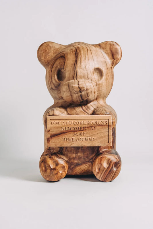 12-inch Vandal Gummy wood sculpture by WhIsBe