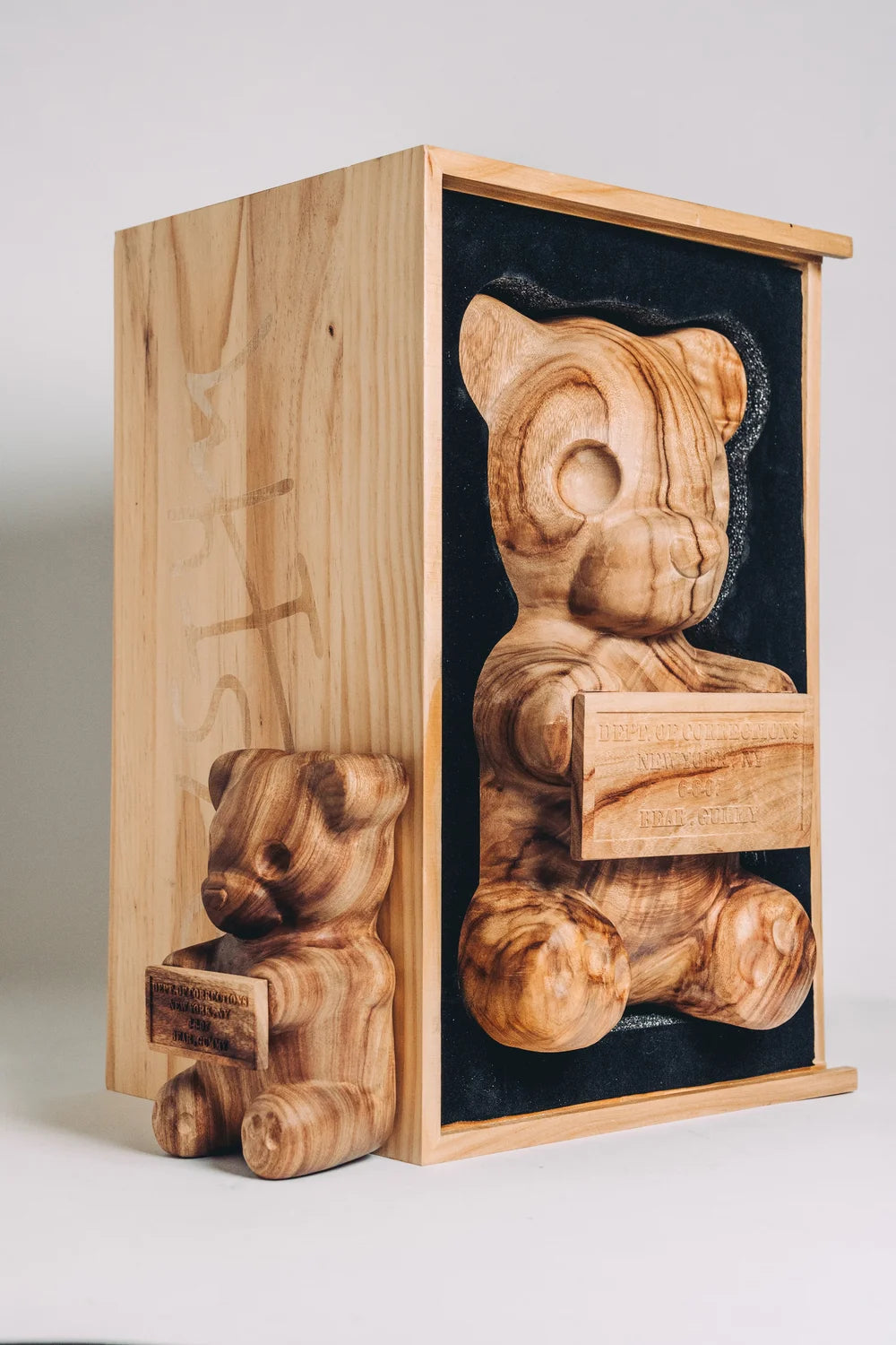 12-inch Vandal Gummy wood sculpture by WhIsBe