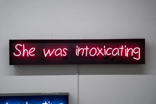 She Was inTOXICating neon artwork by WhIsBe