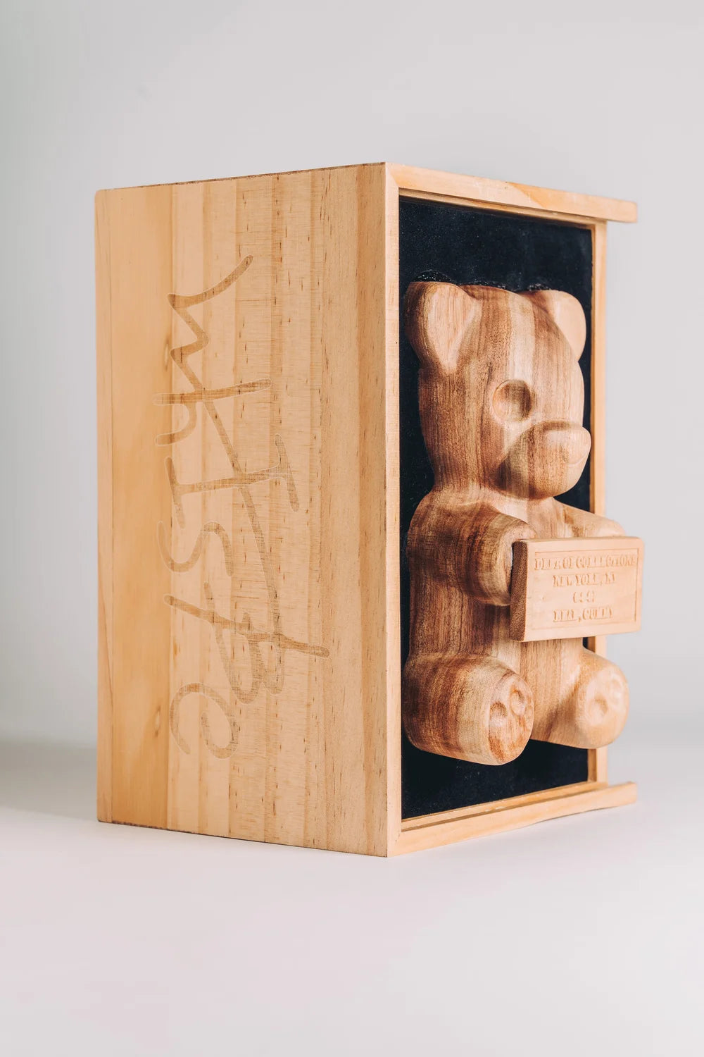 6-inch Vandal Gummy wood sculpture by WhIsBe