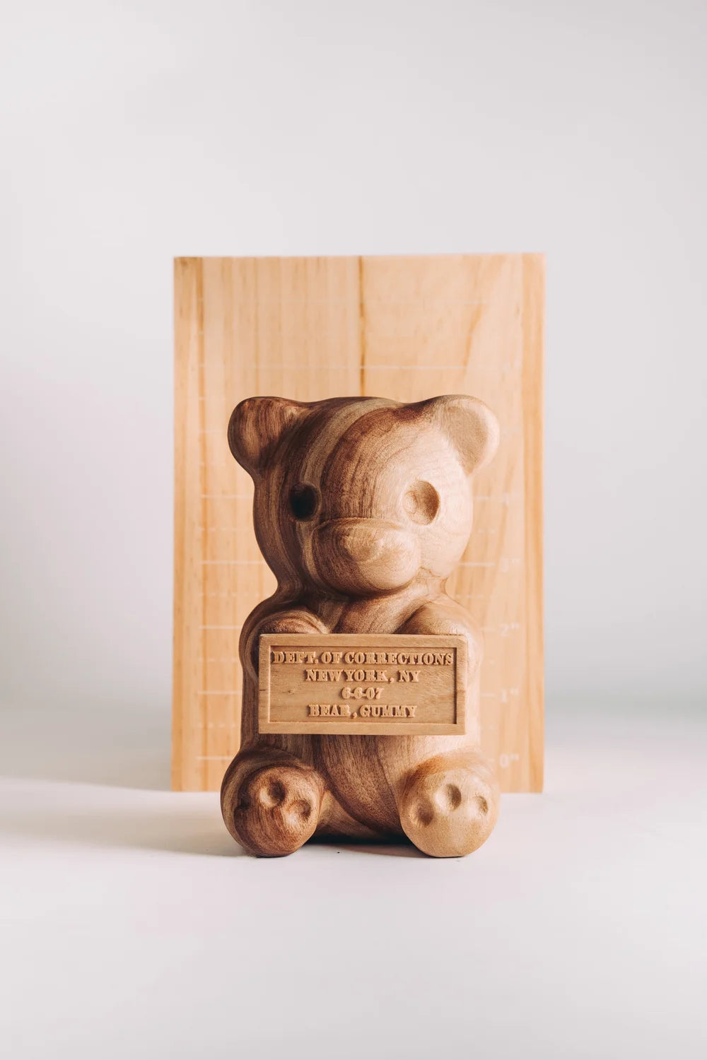 6-inch Vandal Gummy wood sculpture by WhIsBe