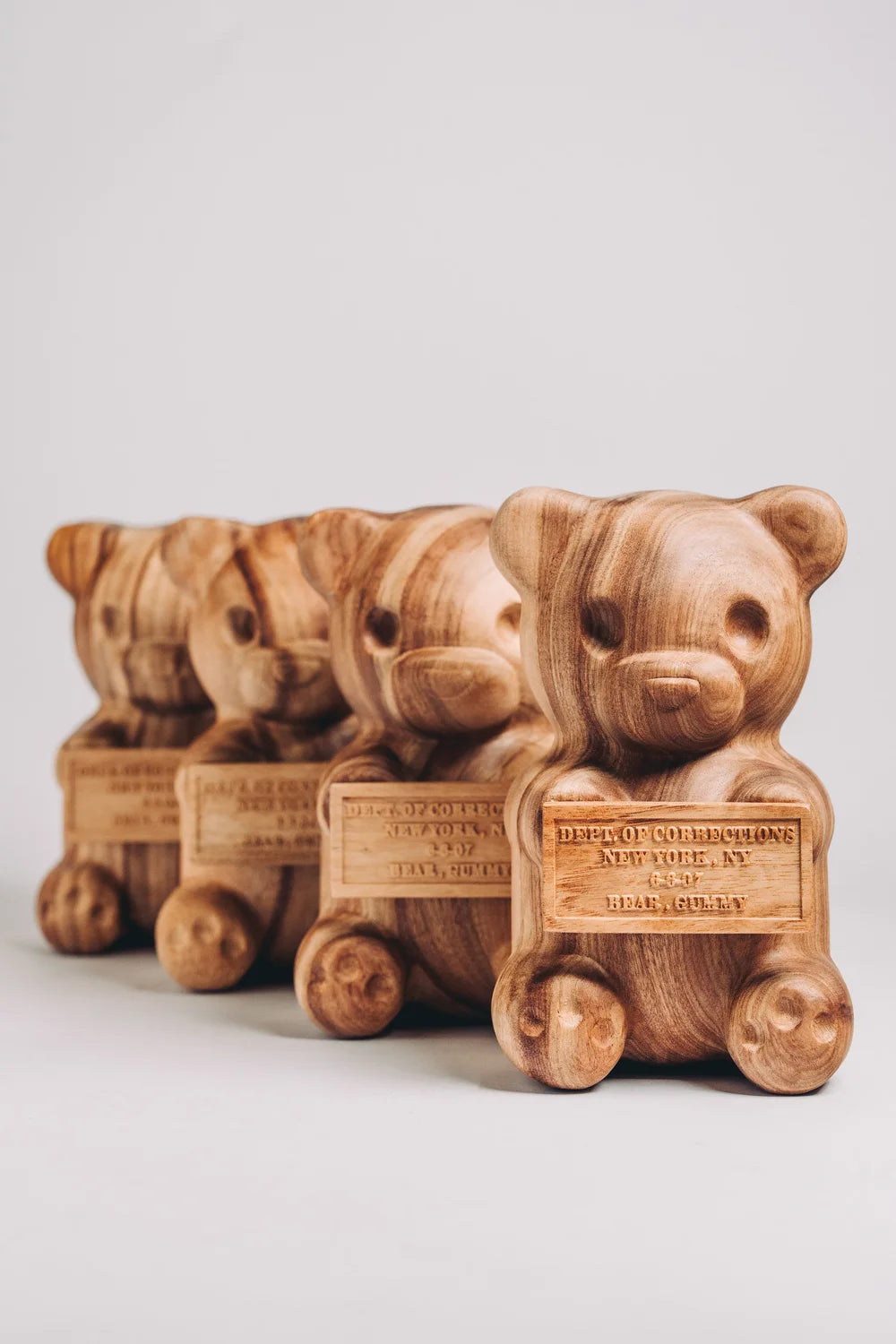 6-inch Vandal Gummy wood sculpture by WhIsBe